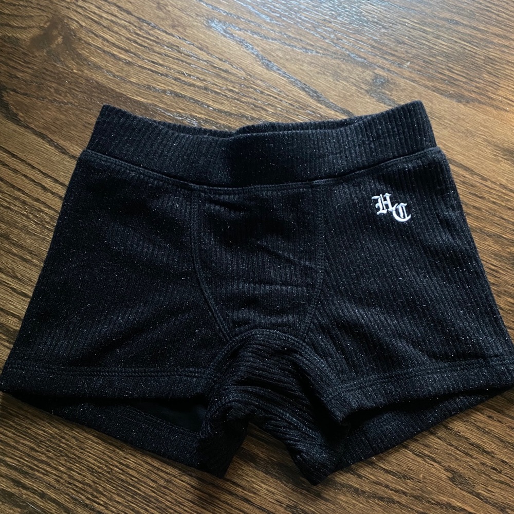 Terry black boxer shorts